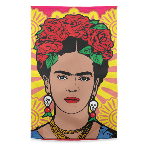 Fierce like Frida - funny tea towel by Bite Your Granny
