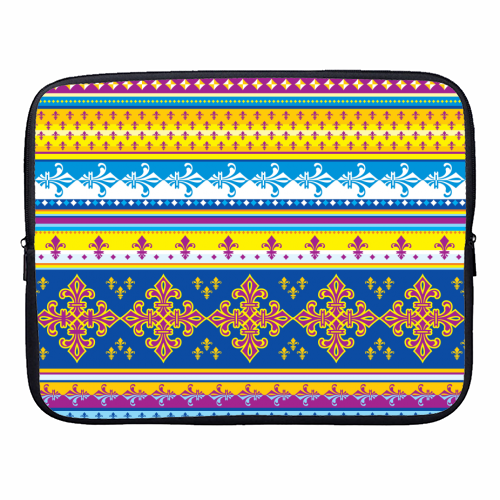 ethnic style pattern - designer laptop sleeve by Anastasios Konstantinidis