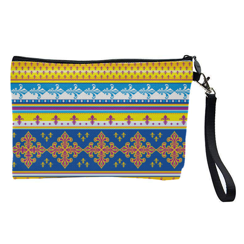 ethnic style pattern - pretty makeup bag by Anastasios Konstantinidis
