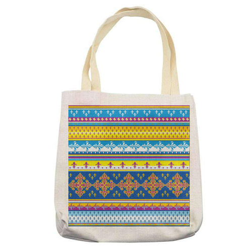 ethnic style pattern - printed tote bag by Anastasios Konstantinidis