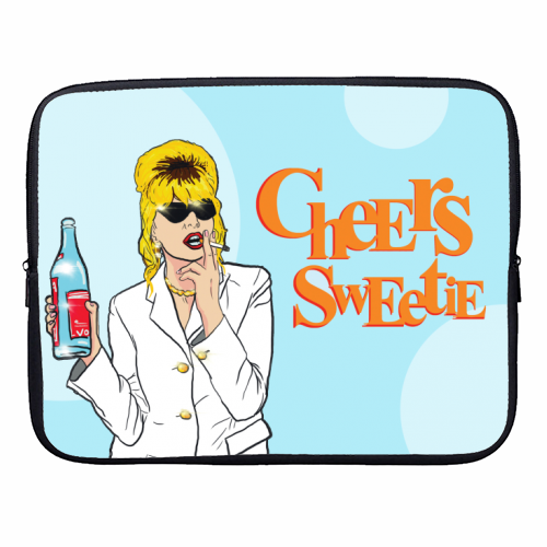 Cheers Sweetie - designer laptop sleeve by Bite Your Granny