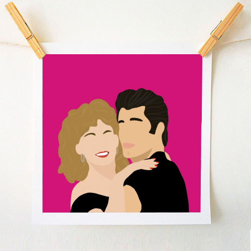 Grease - A1 - A4 art print by Rock and Rose Creative