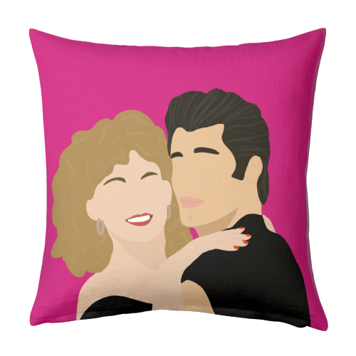 Grease - designed cushion by Rock and Rose Creative
