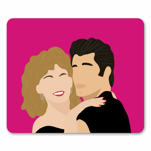 Grease - funny mouse mat by Rock and Rose Creative