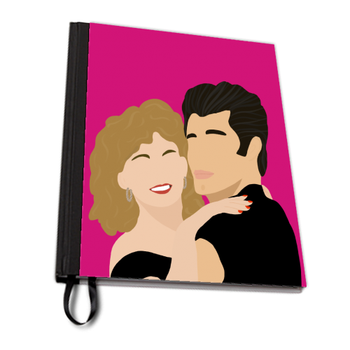 Grease - personalised A4, A5, A6 notebook by Rock and Rose Creative