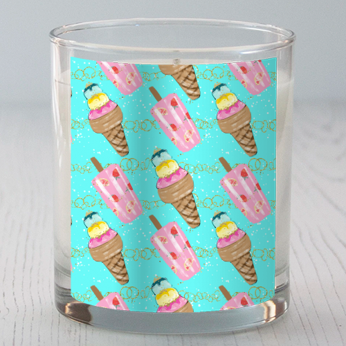 icecream pattern - scented candle by Anastasios Konstantinidis