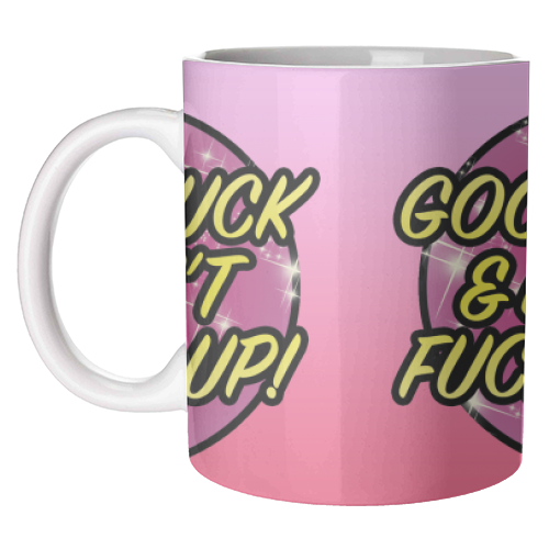 Good Luck - unique mug by Bite Your Granny