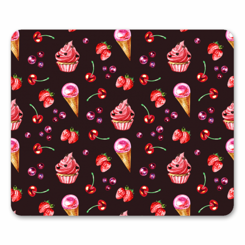 CHERRY ICECREAM - funny mouse mat by haris kavalla