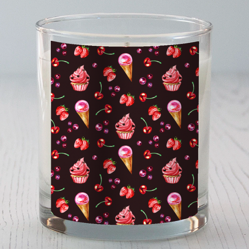 CHERRY ICECREAM - scented candle by haris kavalla