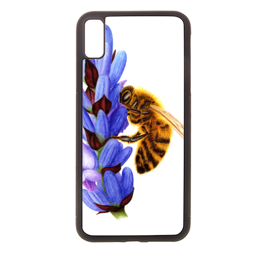 Worker Bee & Lavender - stylish phone case by Sarah Percy