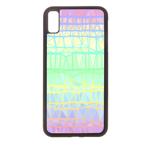 Funky Colorful Geometric Rainbow 3 - stylish phone case by Kaleiope Studio