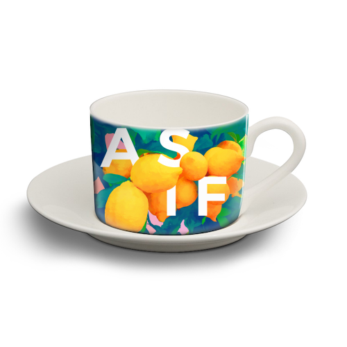 As If - personalised cup and saucer by Uma Prabhakar Gokhale