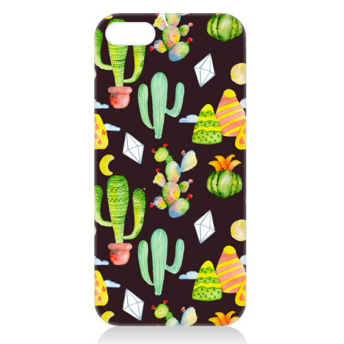 cactus pattern - unique phone case by Anastasios Konstantinidis
