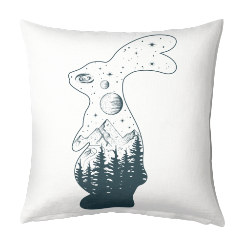 magic rabbit - designed cushion by Anastasios Konstantinidis