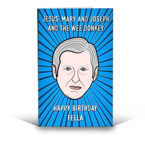 Hastings Happy Birthday Fella - funny greeting card by Adam Regester