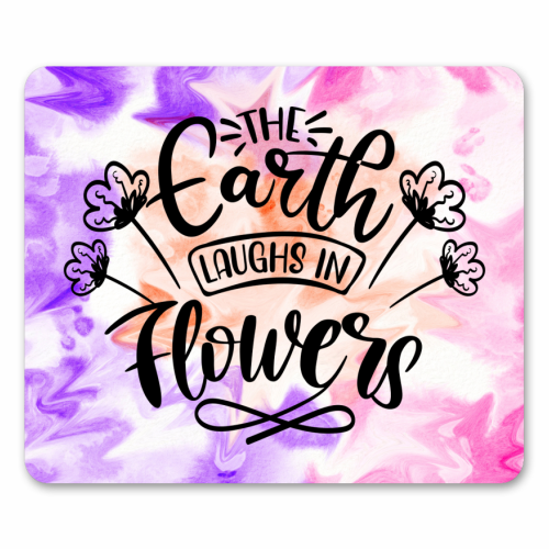 watercolor flower quote - funny mouse mat by Anastasios Konstantinidis
