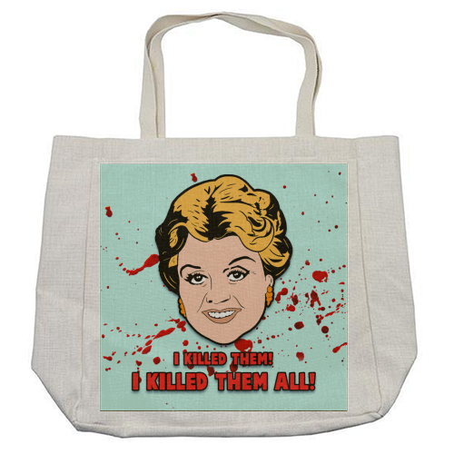 I killed them all! - cool beach bag by Bite Your Granny