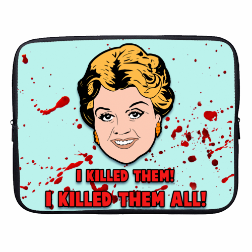 I killed them all! - designer laptop sleeve by Bite Your Granny