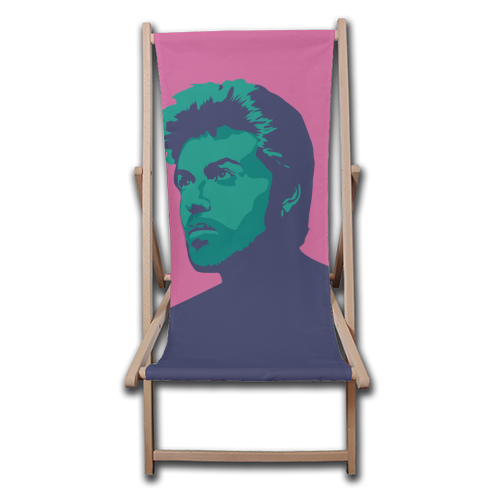 George Michael - canvas deck chair by SABI KOZ