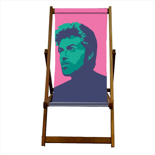 George Michael - canvas deck chair by SABI KOZ