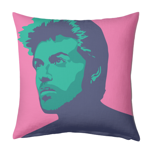 George Michael - designed cushion by SABI KOZ