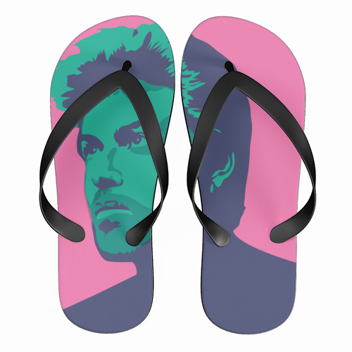 George Michael - funny flip flops by SABI KOZ
