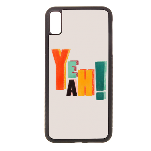 YEAH! COLORFUL TYPE - stylish phone case by Ania Wieclaw
