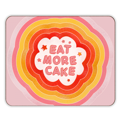 EAT MORE CAKE - designer placemat by Ania Wieclaw