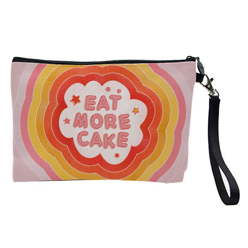 EAT MORE CAKE - pretty makeup bag by Ania Wieclaw