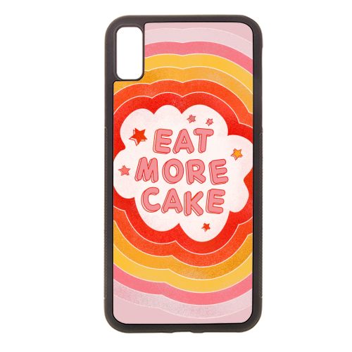 EAT MORE CAKE - Stylish phone case by Ania Wieclaw