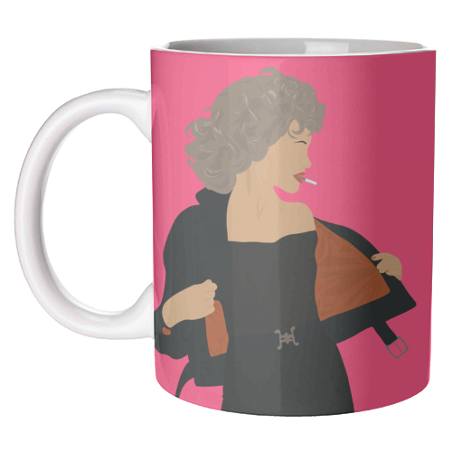 Sandra Dee - unique mug by Pink and Pip