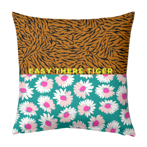 EASY THERE TIGER - designed cushion by PEARL & CLOVER