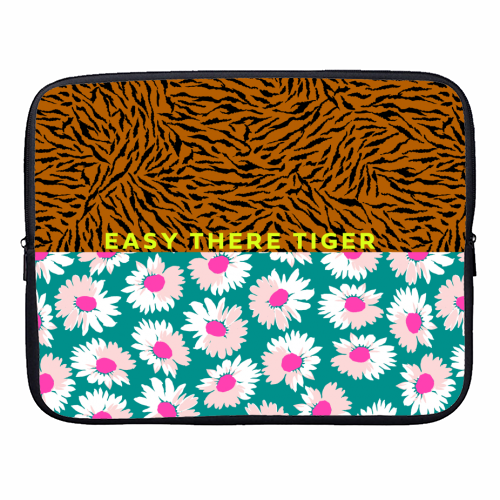 EASY THERE TIGER - designer laptop sleeve by PEARL & CLOVER