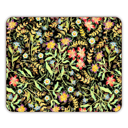 Midnight Meadows - designer placemat by Patricia Shea