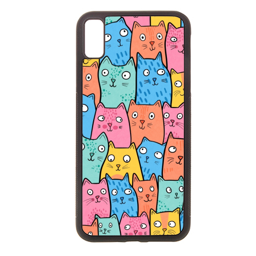 Cat Crowd - Stylish phone case by Drawn to Cats