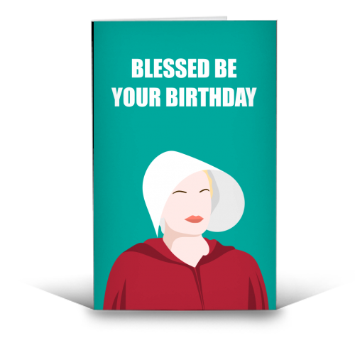 Blessed Be Your Birthday - funny greeting card by Adam Regester