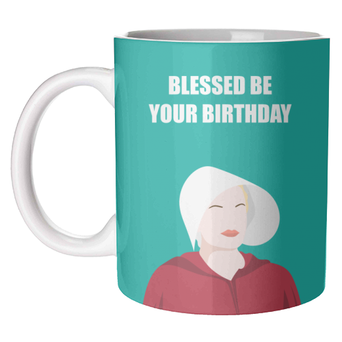 Blessed Be Your Birthday - unique mug by Adam Regester