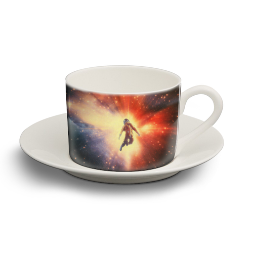 The Creation - personalised cup and saucer by taudalpoi