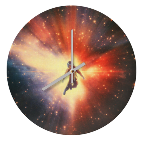 The Creation - quirky wall clock by taudalpoi