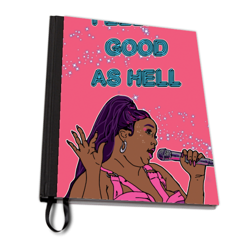 GOOD AS HELL - personalised A4, A5, A6 notebook by Bite Your Granny