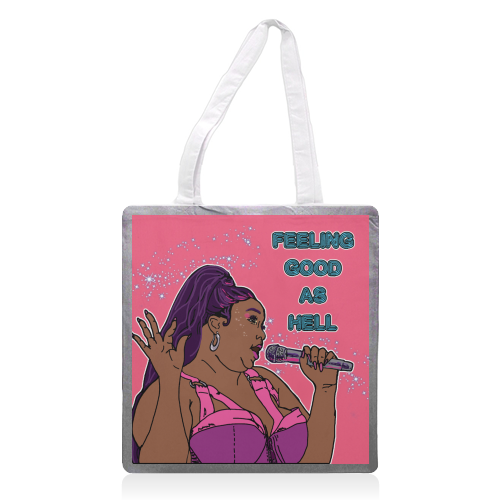 GOOD AS HELL - printed tote bag by Bite Your Granny