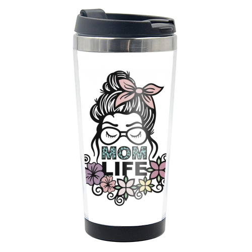 Mom life - photo water bottle by Cheryl Boland