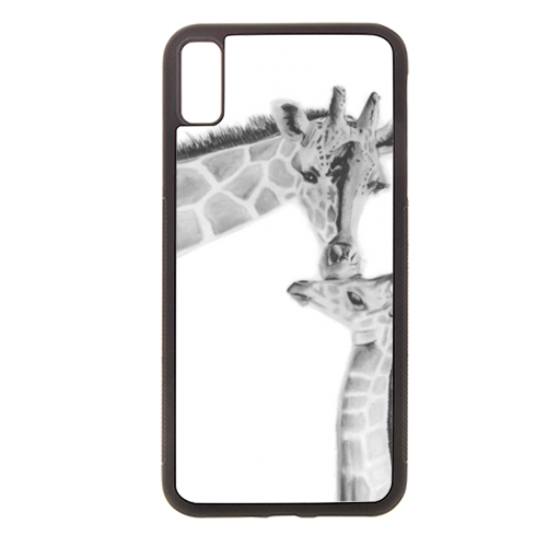 Mother and Baby Giraffe - stylish phone case by LIBRA FINE ARTS