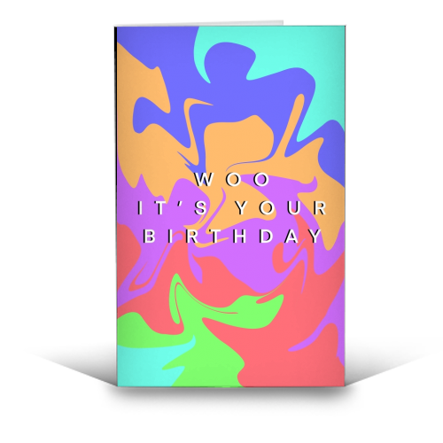 It's Your Birthday - funny greeting card by Eloise Davey