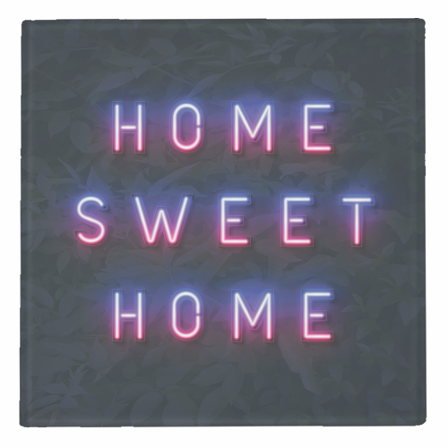 HOME SWEET HOME - personalised beer coaster by Paper Deep Design