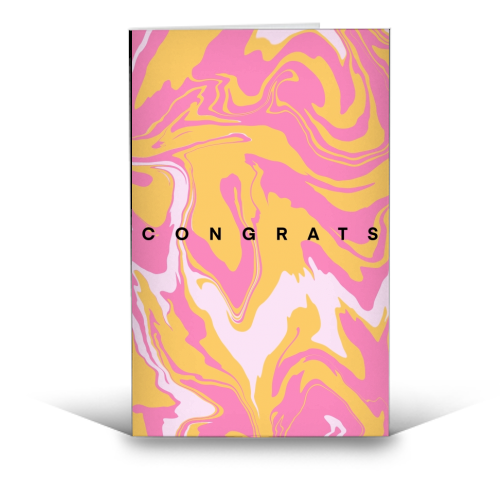 Congrats - funny greeting card by Eloise Davey