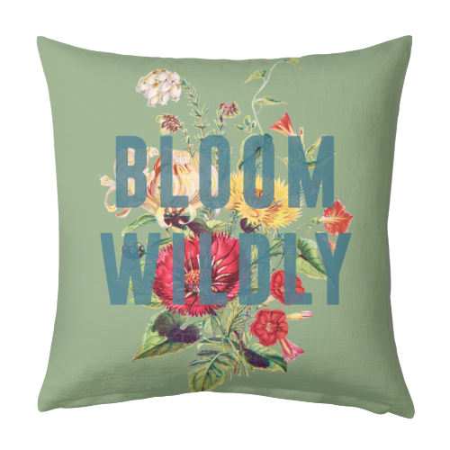 Bloom Wildly - designed cushion by The 13 Prints