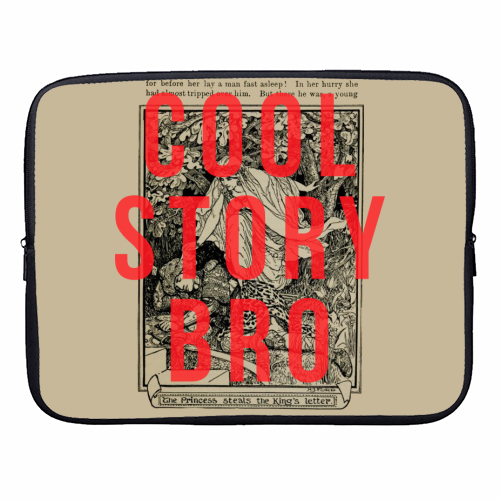 Cool Story Bro - designer laptop sleeve by The 13 Prints