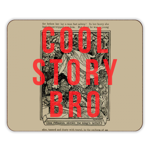Cool Story Bro - designer placemat by The 13 Prints