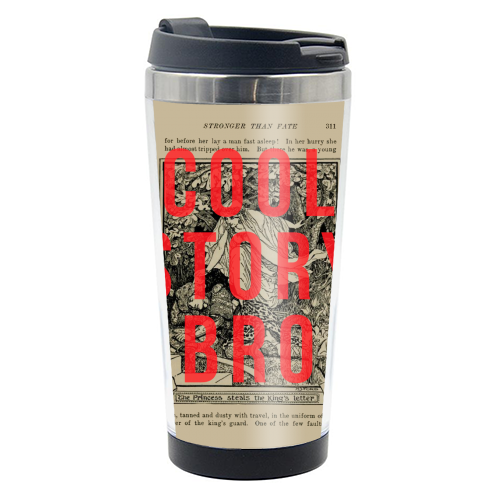 Cool Story Bro - photo water bottle by The 13 Prints